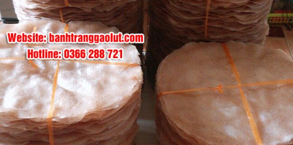 Bánh tráng gạo lứt tại Long An
