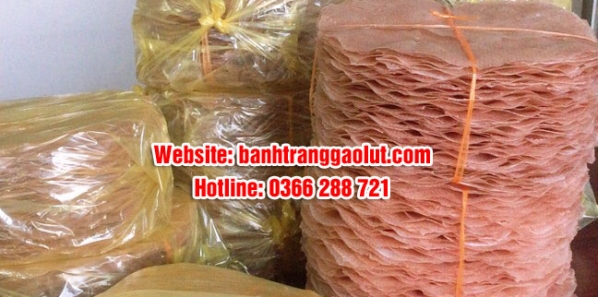 Bánh tráng gạo lứt tại Thái Bình
